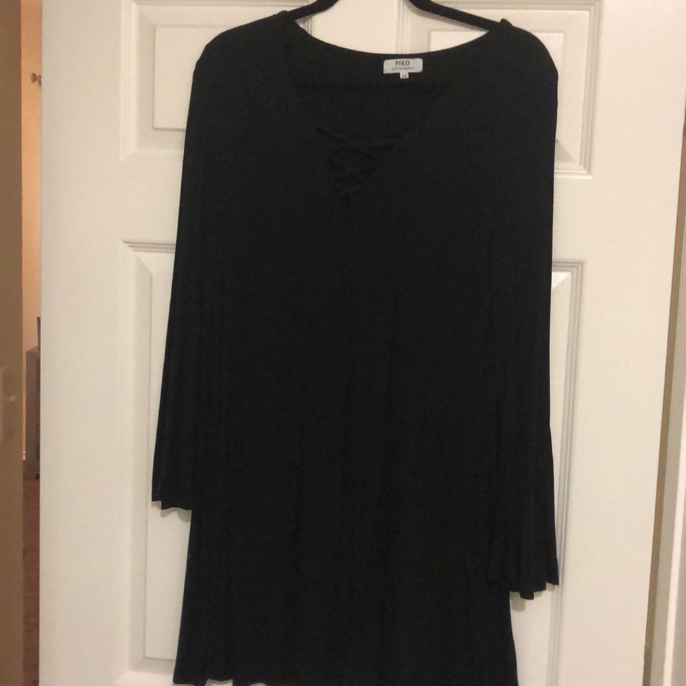 Piko black criss cross dress size medium